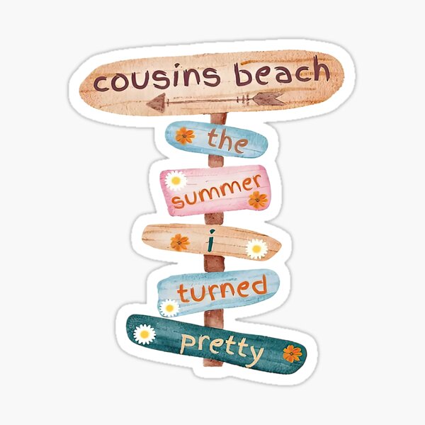 The Summer I turned pretty - Fisher Boys green sticker Sticker by  stylesnspire