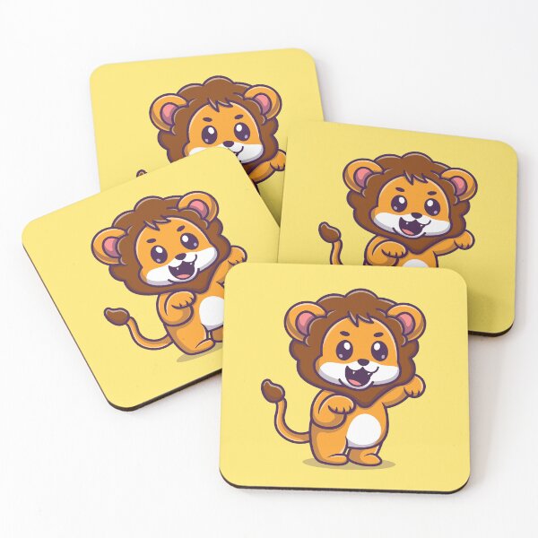 Item preview, Baby Lion Cuteness: Cartoon Vector Icon Illustration designed and sold by hjian8219.