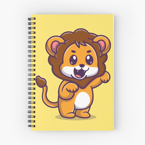 Item preview, Baby Lion Cuteness: Cartoon Vector Icon Illustration designed and sold by hjian8219.