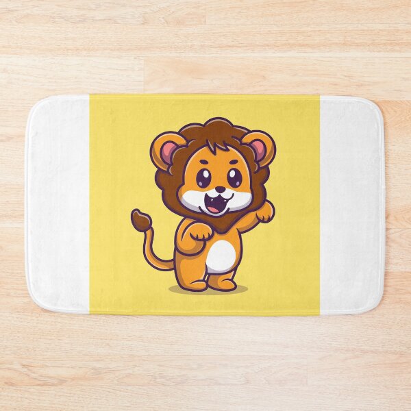 Item preview, Baby Lion Cuteness: Cartoon Vector Icon Illustration designed and sold by hjian8219.