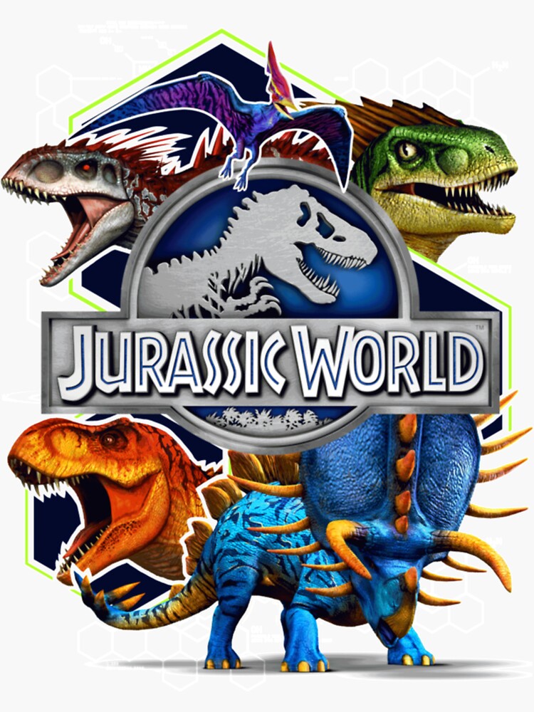 ABYSTYLE - JURASSIC PARK - Stickers - 16x11cm/ 2 planches - Dinosaures