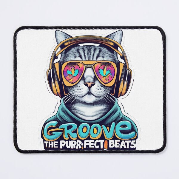 Item preview, Paws and Play: Groove with the Purr-fect Beats Tee! designed and sold by pavelrmata.