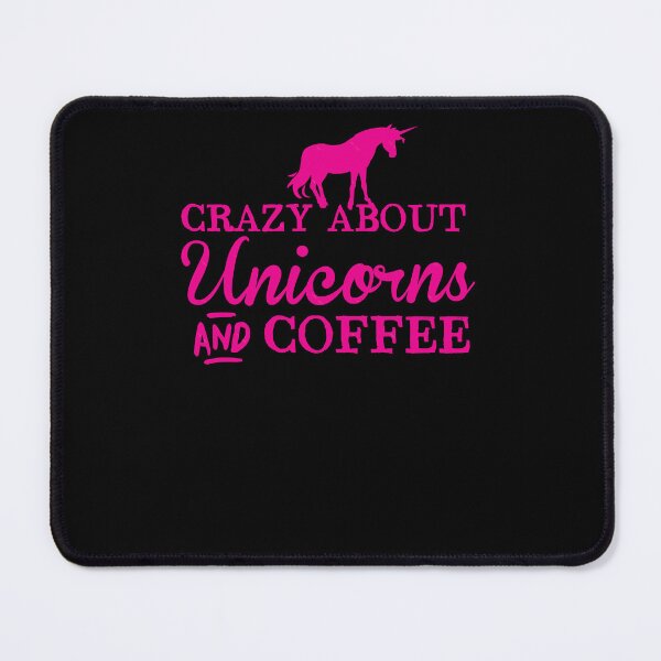 Item preview, Crazy about Unicorns and coffee designed and sold by blima-greele.