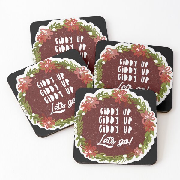 Item preview, Christmas Lyrics Sleigh Bells Giddy Up designed and sold by blima-greele.