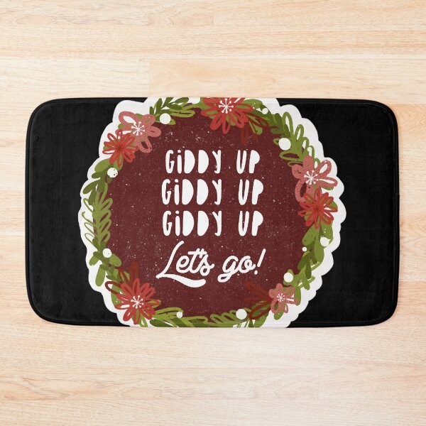 Item preview, Christmas Lyrics Sleigh Bells Giddy Up designed and sold by blima-greele.