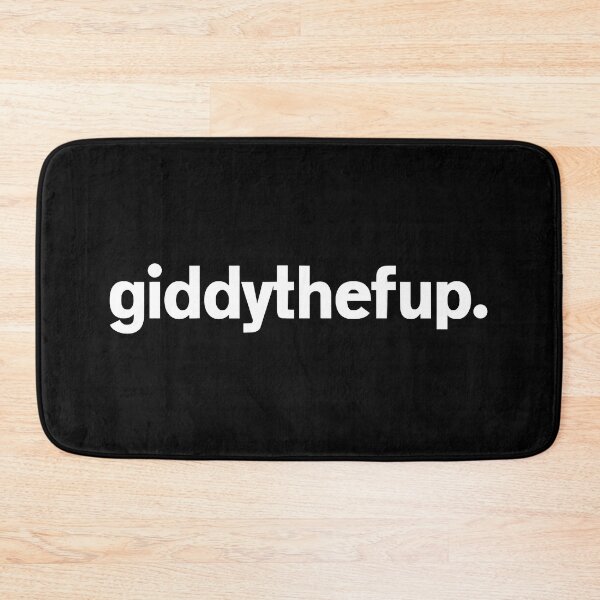 Item preview, Giddy The F Up Funny Horse Racing Gift designed and sold by blima-greele.