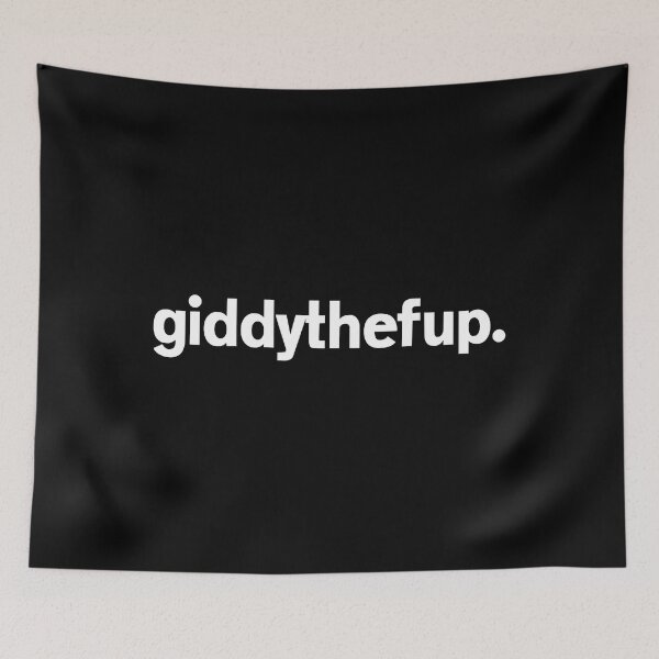 Item preview, Giddy The F Up Funny Horse Racing Gift designed and sold by blima-greele.