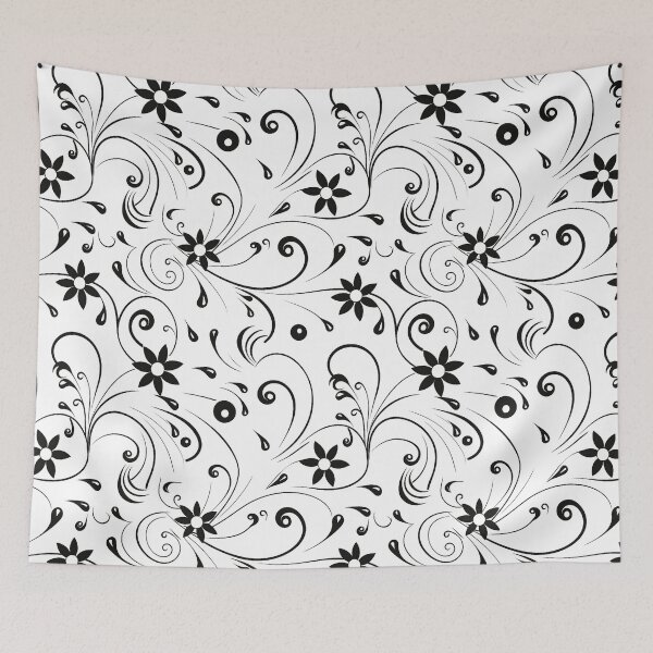 Item preview, Floral Filigree Swirling Pattern designed and sold by ArcaneInk Graphics.