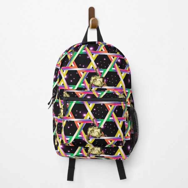 Item preview, 3D stars, monkey , triangle, chains ,rainbow ,black ,colorful ,geometric ,stars, space ,wallpaper ,weaving designed and sold by letsgow8th.
