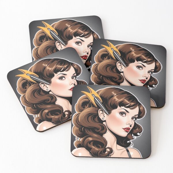 Item preview, Girl With The Guitar Hairpin designed and sold by Synthartik.