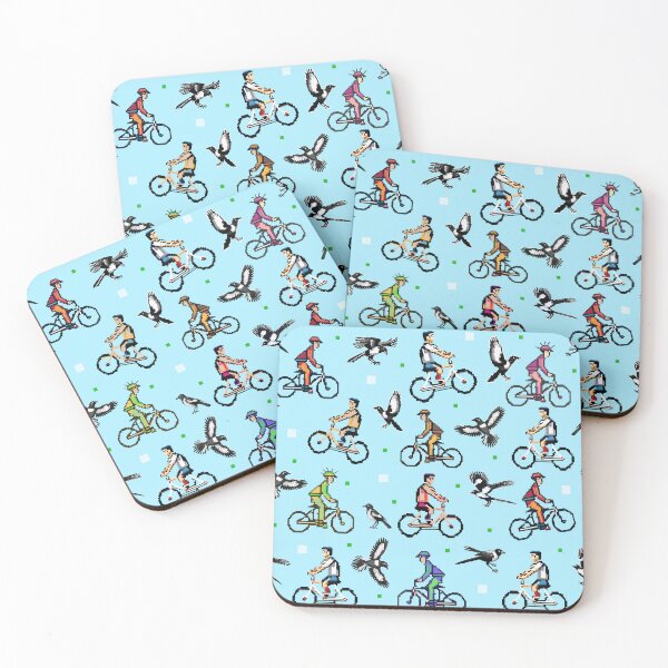 Item preview, Magpie Mayhem Blue designed and sold by Veata.