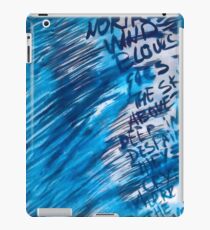 Watercolor with words iPad Case/Skin