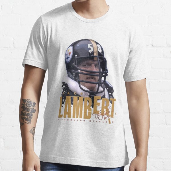 Jack Lambert Pittsburgh Steelers Men's Legend Black Color Rush T-Shirt