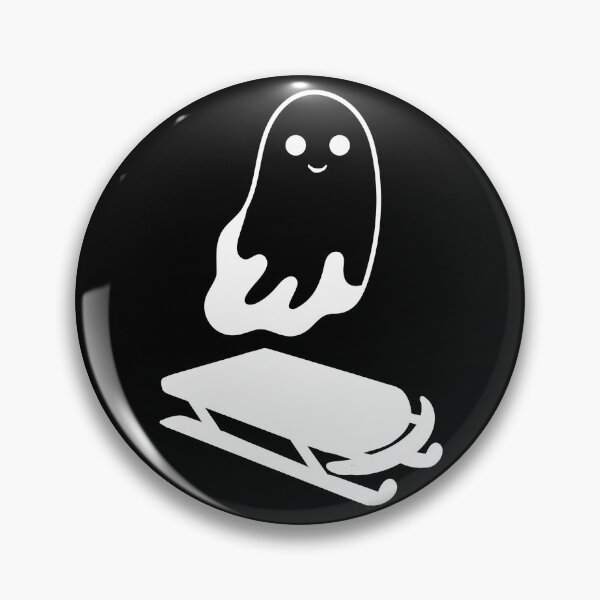Item preview, Ghost Riding A Sled Funny Halloween Kids Sled Ghost Gear designed and sold by DynamicDesign.