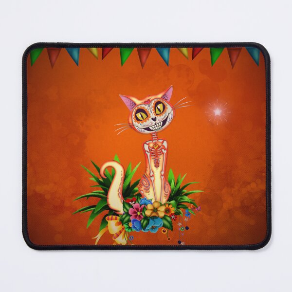 Item preview, Cute sugar skull cat designed and sold by nicky2342.