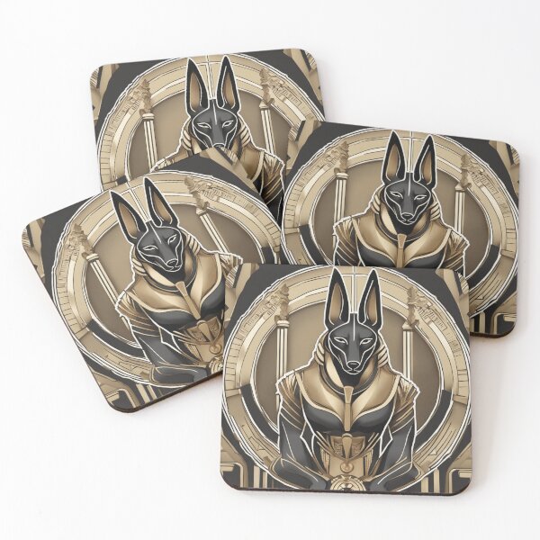 Artikelvorschau, Ai Art Deco Anubis entworfen und verkauft von illusionsRmagic.