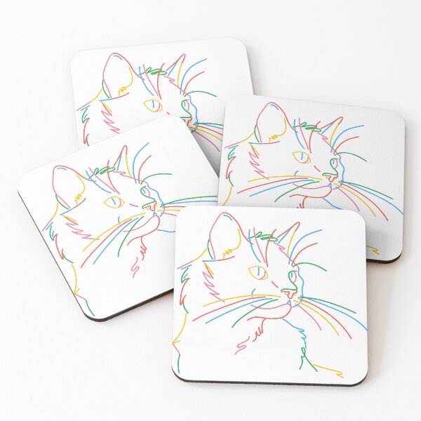 Artikelvorschau, Regenbogenkatze #2 entworfen und verkauft von Bibiirano Store.