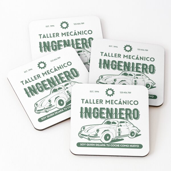 Item preview, Taller Mecánico Ingeniero designed and sold by Custom-Print.