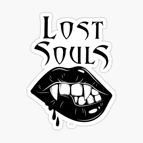 Lost Souls (black) Sticker