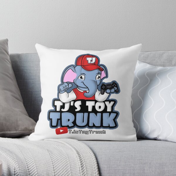 TJ's Toy Trunk 2018 Merch Throw Pillow