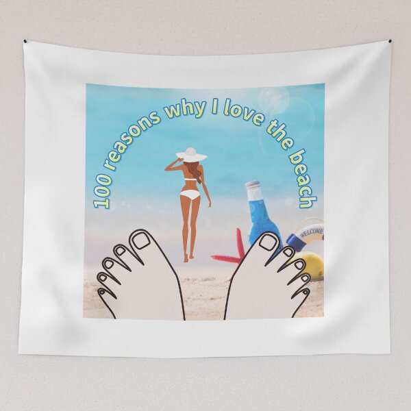 Item preview, 100 reasons  why I love the beach designed and sold by zzzozzo.