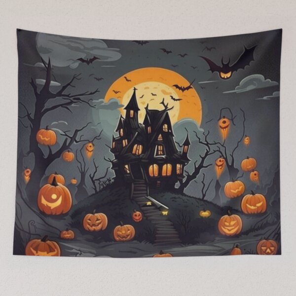 Item preview, Halloween haunted house designed and sold by JackFreestone.