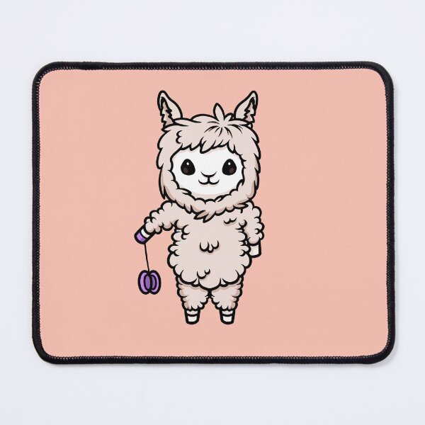 Item preview, Cute baby alpaca playing yoyo cartoon illustration designed and sold by cubbone.