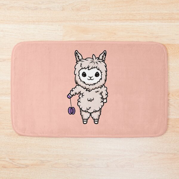 Item preview, Cute baby alpaca playing yoyo cartoon illustration designed and sold by cubbone.
