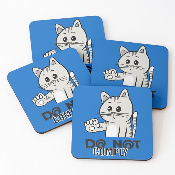 Item preview, Do not comply cat designed and sold by Glamalt.