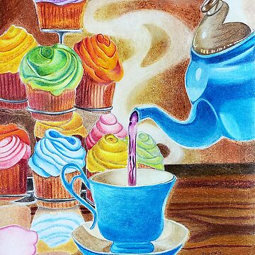 Artwork thumbnail, Tea Time Cup Cakes by GraphicTempt
