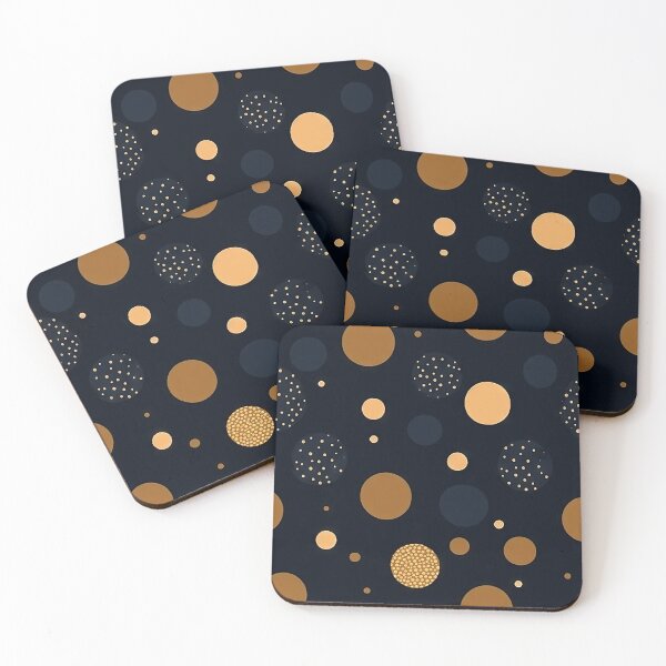 Item preview, Random Dots on Black Background designed and sold by artify-visions.