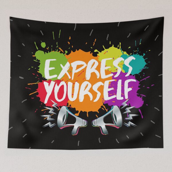 Item preview, Express yourself bravely -black version designed and sold by LiberaCaballo.