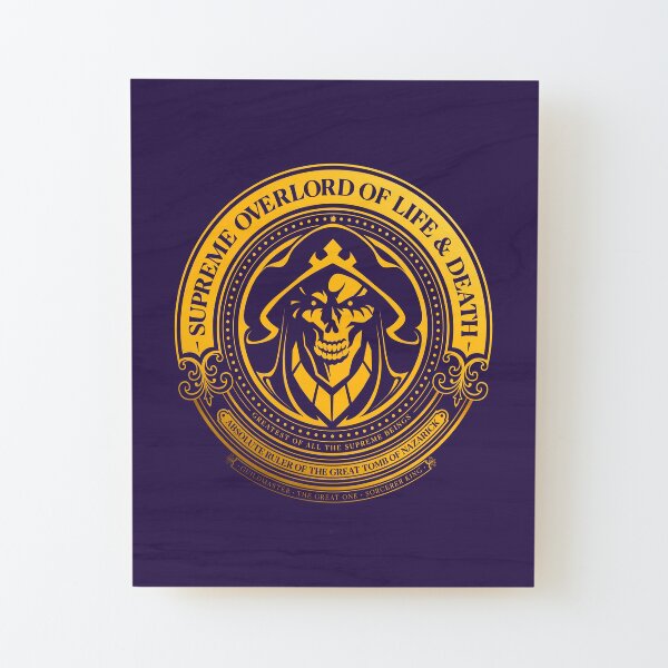 Overlord of Life And Death Seal Wood Mounted Print