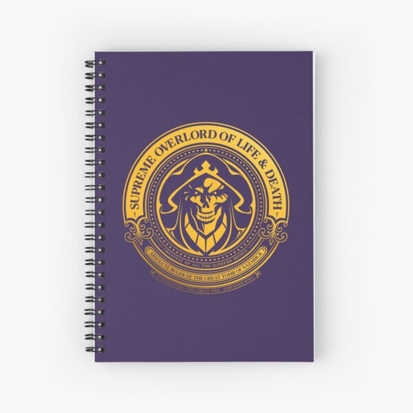 Overlord of Life And Death Seal Spiral Notebook