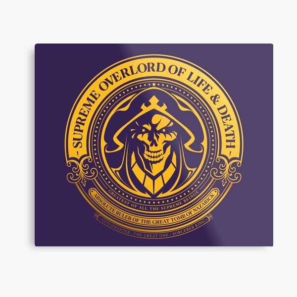 Overlord of Life And Death Seal Metal Print