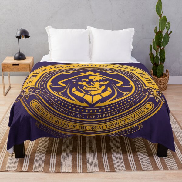 Overlord of Life And Death Seal Throw Blanket