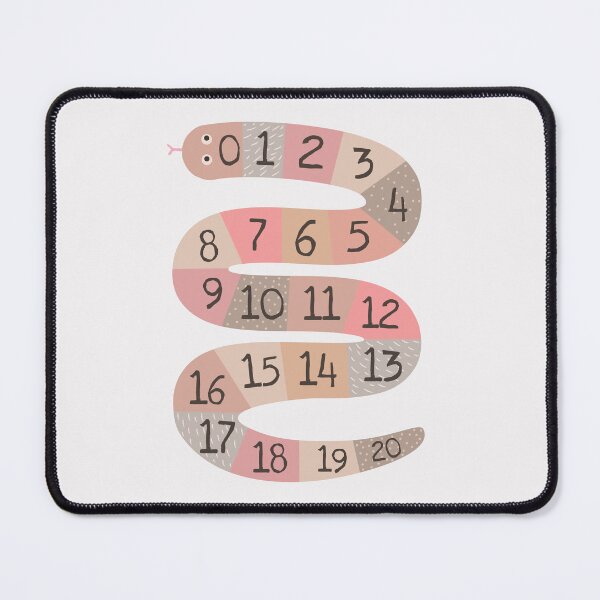 Item preview, Number Snake poster for little kids - educational print - 0-20 designed and sold by Juditdesign.