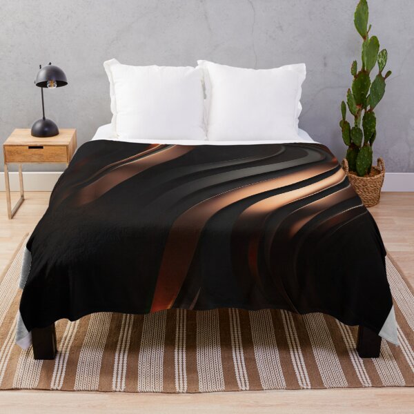 Item preview, Elegant Gold Lined Pattern on Black designed and sold by artify-visions.