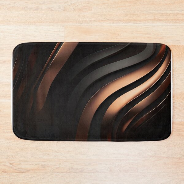 Item preview, Elegant Gold Lined Pattern on Black designed and sold by artify-visions.