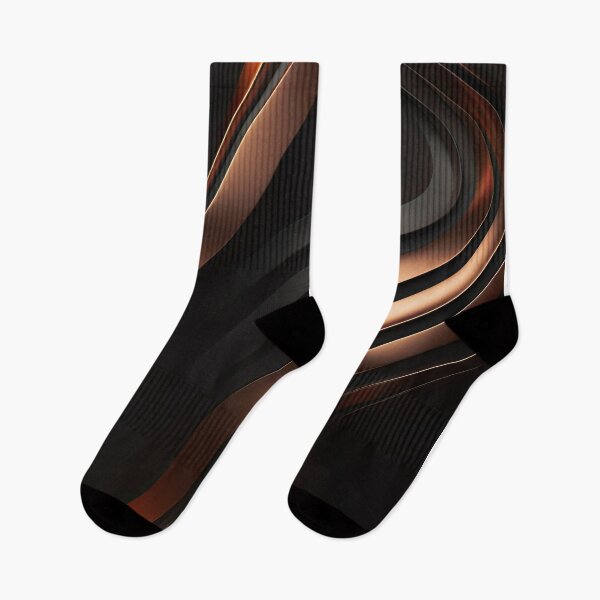 Item preview, Elegant Gold Lined Pattern on Black designed and sold by artify-visions.