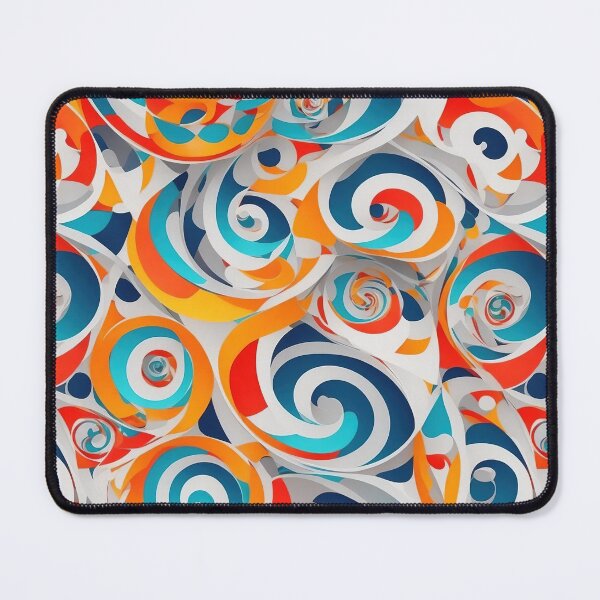 Item preview, Spirals, abstract pattern, dynamic composition designed and sold by CoolPixels.