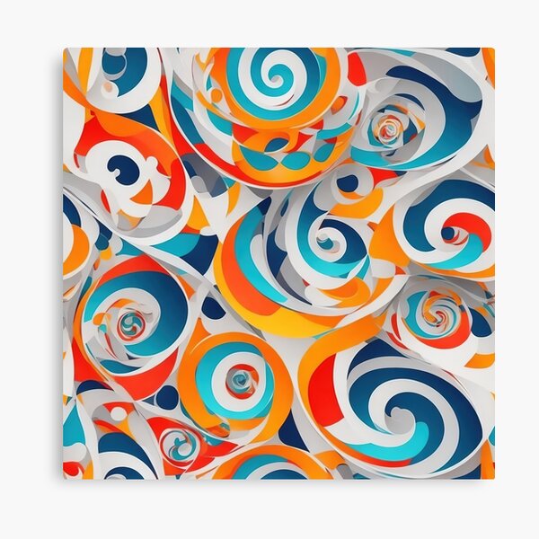 Item preview, Spirals, abstract pattern, dynamic composition designed and sold by CoolPixels.