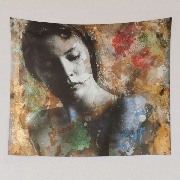 Item preview, Analog editing portrait of a young woman designed and sold by Lefteris Betsis.