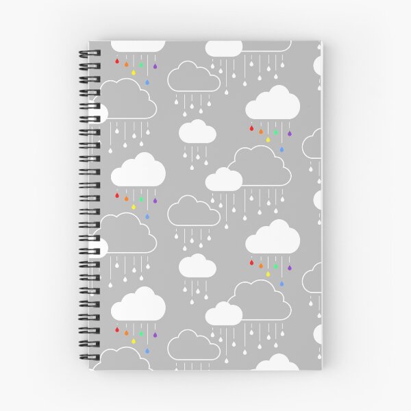 Item preview, Rainbow Rainclouds / Gray designed and sold by CAVU too Designs.