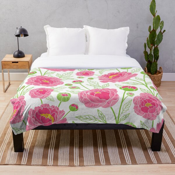 Item preview, Pink Peonies designed and sold by The Pattern Mill.