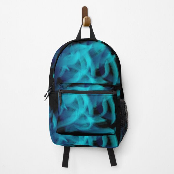 Item preview, Blue Neon Bright Brush Strokes Abstract Art designed and sold by Elviqus Shop.