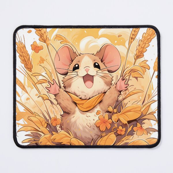 Item preview, Happy Harvest Mouse in Wheat Field designed and sold by InkedBeasts.