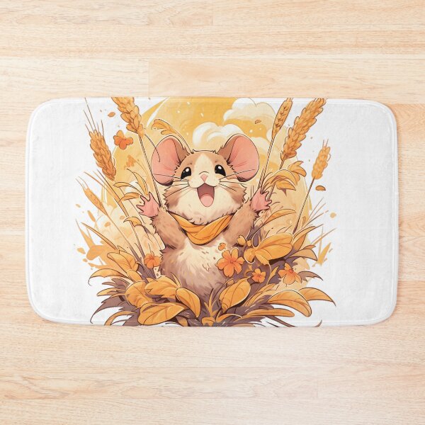 Item preview, Happy Harvest Mouse in Wheat Field designed and sold by InkedBeasts.