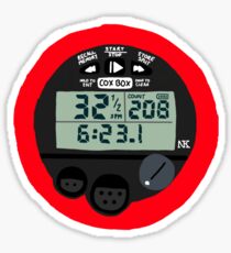 Red Cox Box Sticker