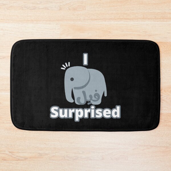 Item preview, I Feel Surprised, I فيل Surprised designed and sold by ArabicMerch.